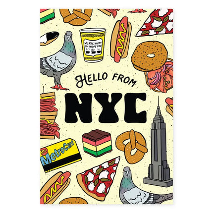Hello from NYC Postcard