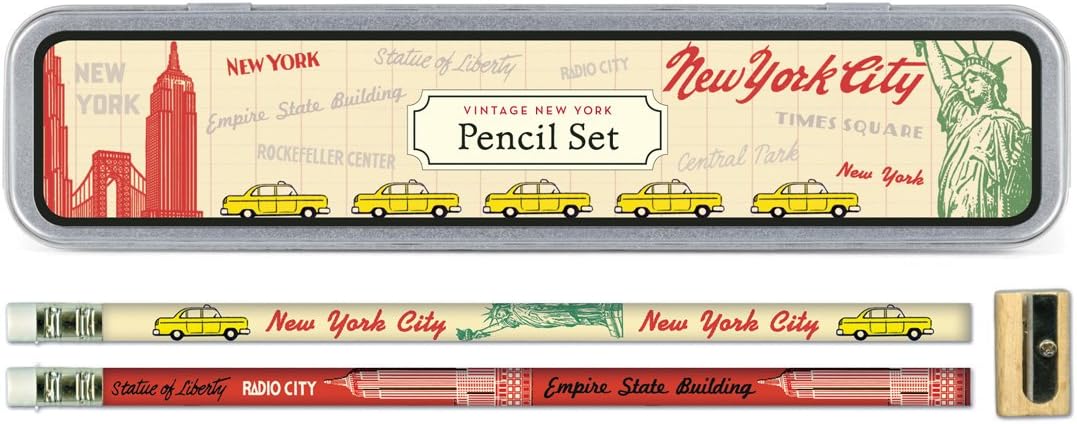 NY Vintage Pencil Set