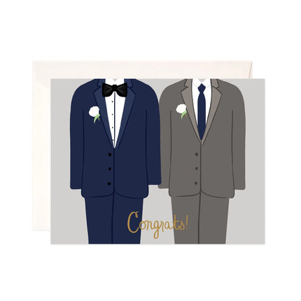 Grooms Congrats Greeting Card