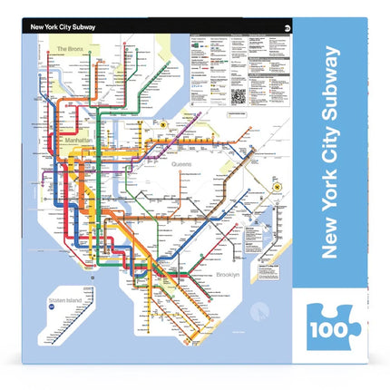 New York Subway Map Mini Puzzle