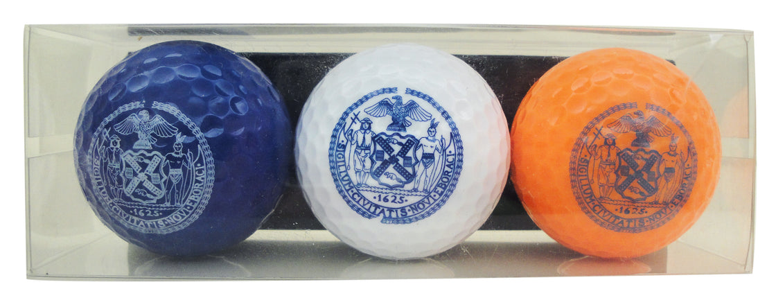 City Seal 3 Pack Golf Balls