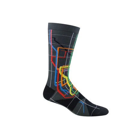 Subway Map Men Socks