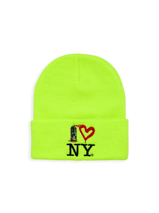 Spray Paint Heart NY Beanie