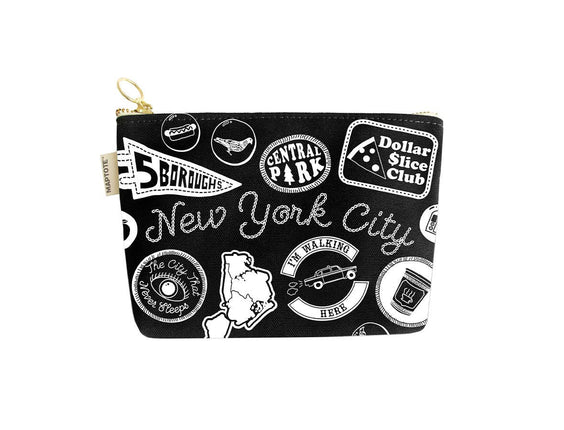 Pins & Patch Zip Pouch