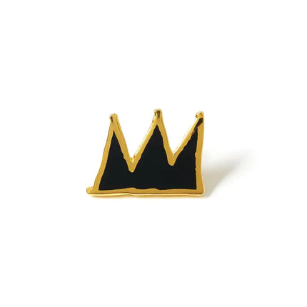 Jean M Basquiat Crown Pin