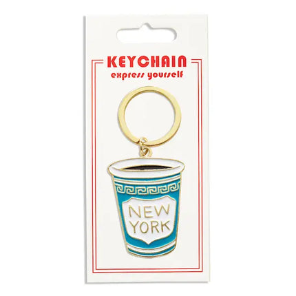 NY Coffee Cup Keychain