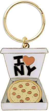 New York Pizza Box Keychain
