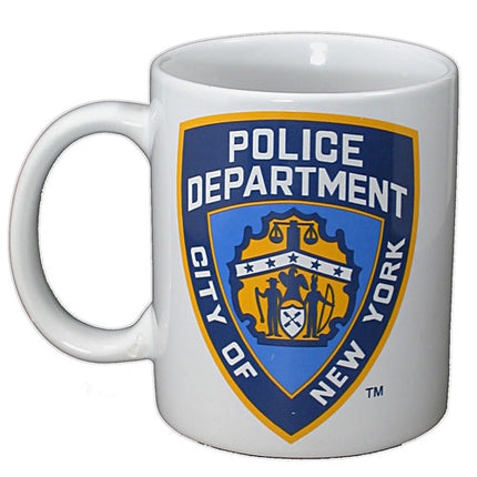 NYPD Sheild White Mug