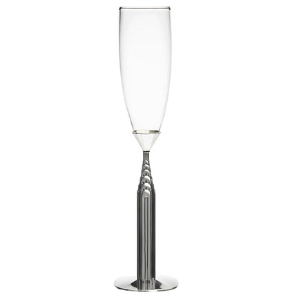 Landmark Chrysler Champagne Glass