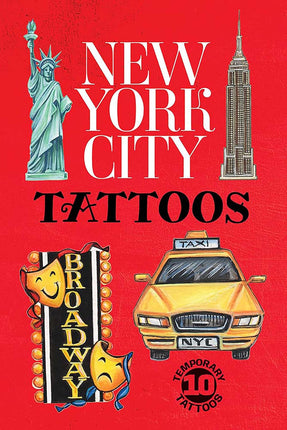 New York City 10 Temp Tattoos