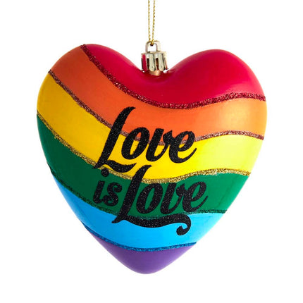 Love is Love Heart Ornament