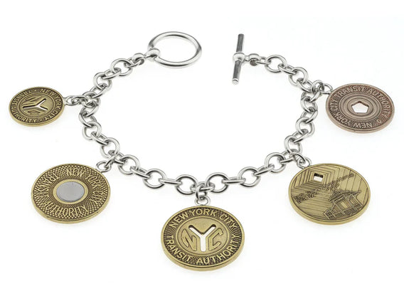 Token Charm Toggle Bracelet