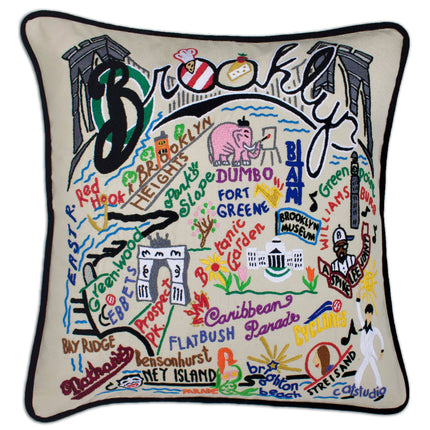 Brooklyn Embroidered Pillow