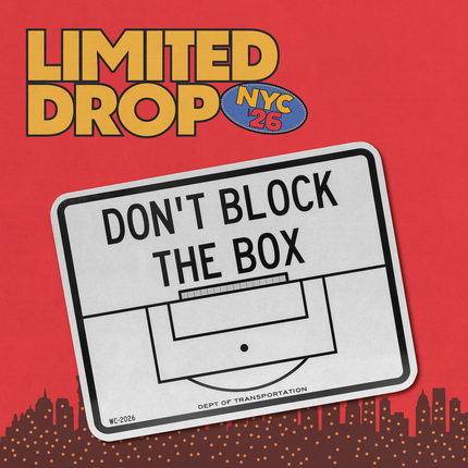 Don't Block the Box Sign