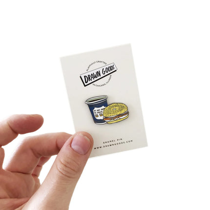Bagel Breakfast Pin