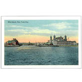 Ellis Island Postcard