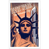 New York The Wonder City Postcard