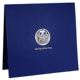 New York Certificate Folder