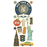 NYC Enamel Stickers