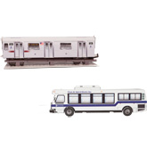 MTA Subway Car and Bus 3D Puzzle