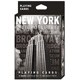 NY Black & White Playing Cards