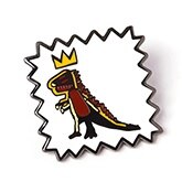 Crowned T-Rex Pin