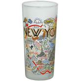 Set of 4 New York Glasses