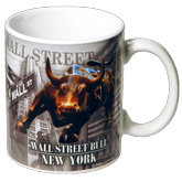 Wall Street Bull  Mug