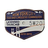 2013 – 2015 Taxi Medallion