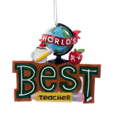 World’s Best Teacher Ornament