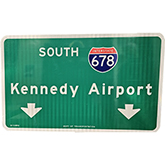 John F. Kennedy Airport Sign