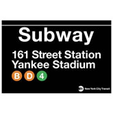 Yankee Stadium Subway Station Magnet
