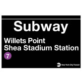 Shea Stadium Subway Station Magnet