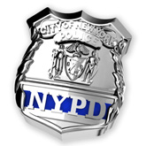 NYPD Sterling Silver Charm