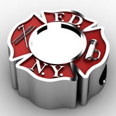 FDNY Sterling Silver Charm