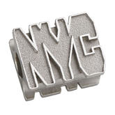 New York City Sterling Silver Charm