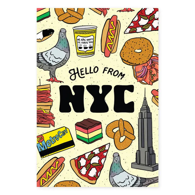 Hello from NYC Postcard