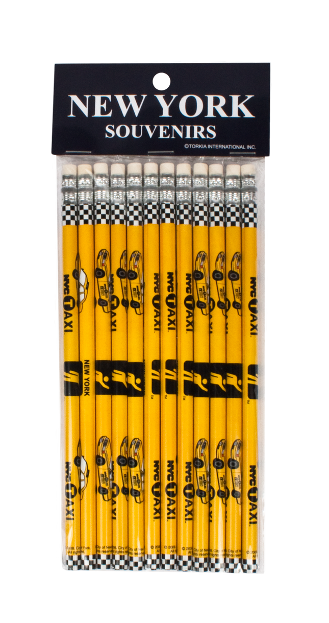 Taxi Pencil Set