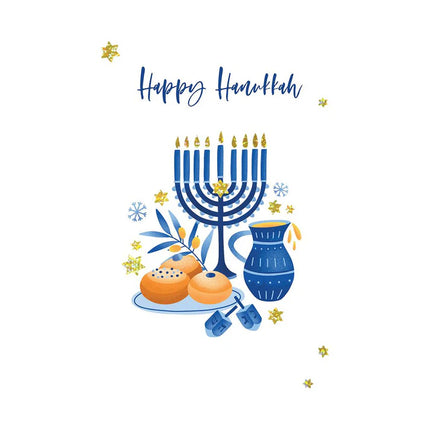 Gathering Hanukkah Card
