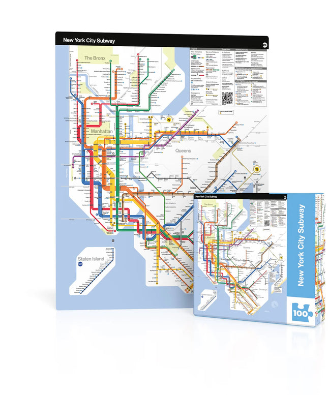 New York Subway Map Mini Puzzle