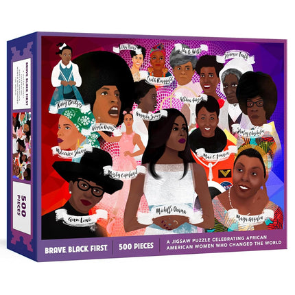 Brave. Black. First. Puzzle