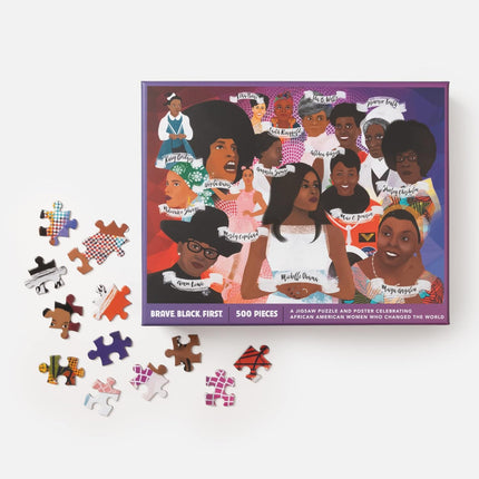 Brave. Black. First. Puzzle