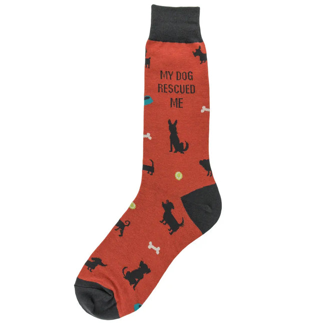 Men Rescue Dog Socks