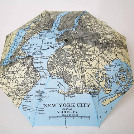 NYC Vintage Map Umbrella