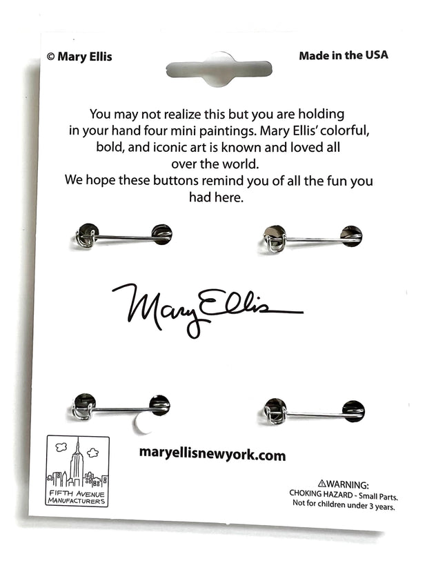 New York 4 Button Set