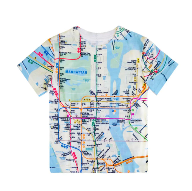 Toddler Subway Map Tee