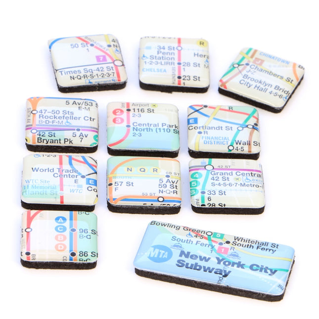 MTA Mini Subway Magnet Set