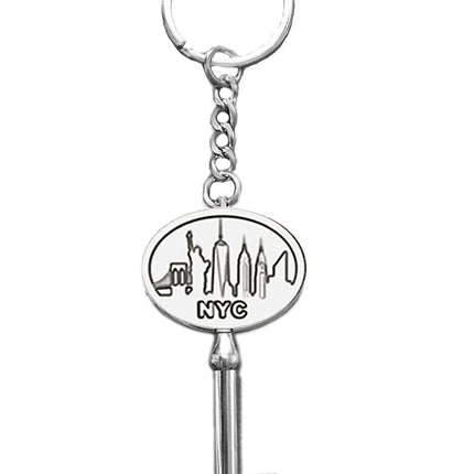 Nyc Key Rings Key to the City Key Ring โ NYC CityStore