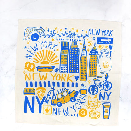 New York Printed Towel