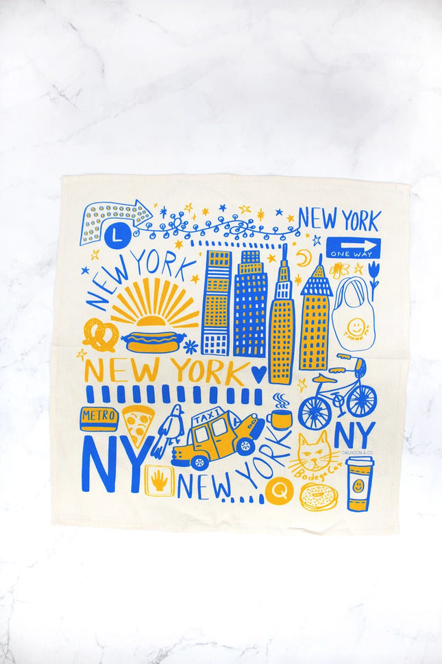 New York Printed Towel
